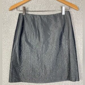 Vtg Gap beaded sparkle pencil skirt size 1 bling preppy glam 1999 Friends